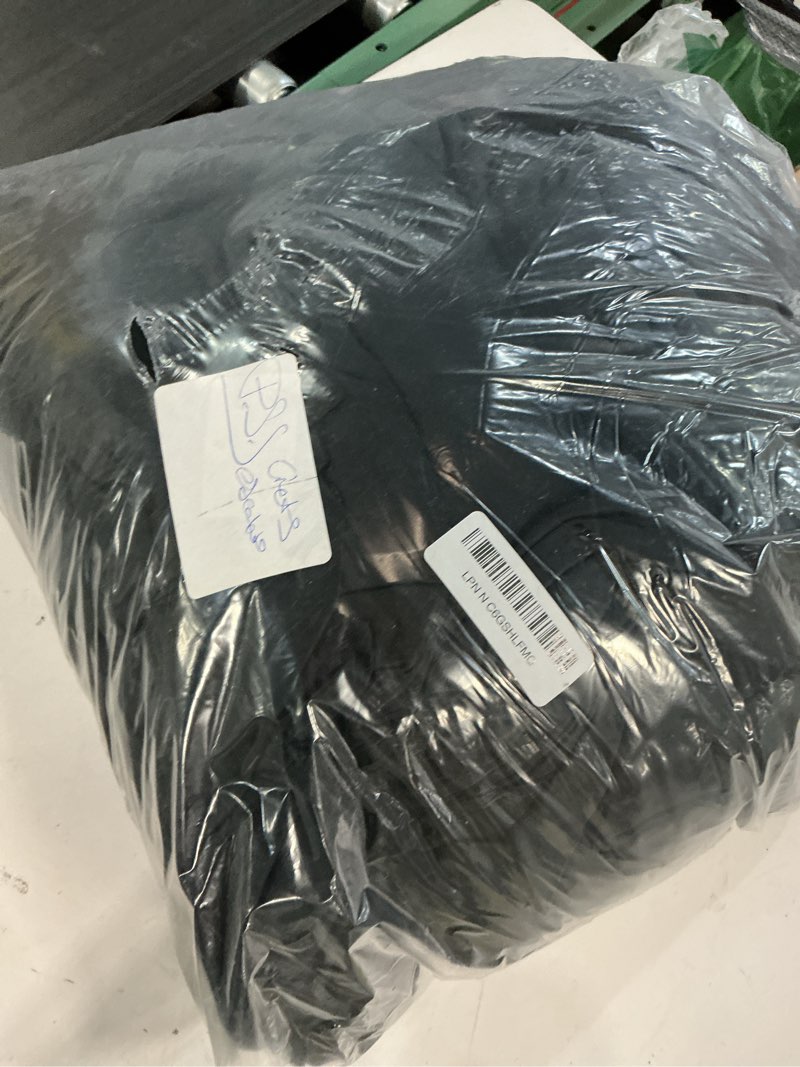 Condition photo showing Good Condition for 20ftx14ft wrinkle free black backdrop curtain, 4 panels 14ft height black wedding backdrop drapes, silky polyester back drop cloth for birthday photography background party backdrop draping (w)5ft x (h)14ft (4 panel) black