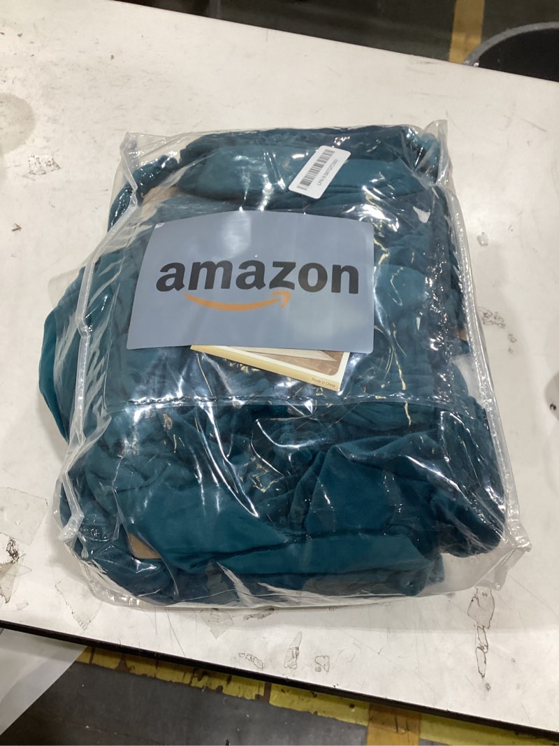 Condition photo showing Good Condition for h.versailtex real velvet plush 3 piece stretch sofa covers couch covers for 2 cushion couch sofa slipcovers width up to 90 inch feature thick soft stay in place (large sofa, deep teal) 2 cushion sofa deep teal