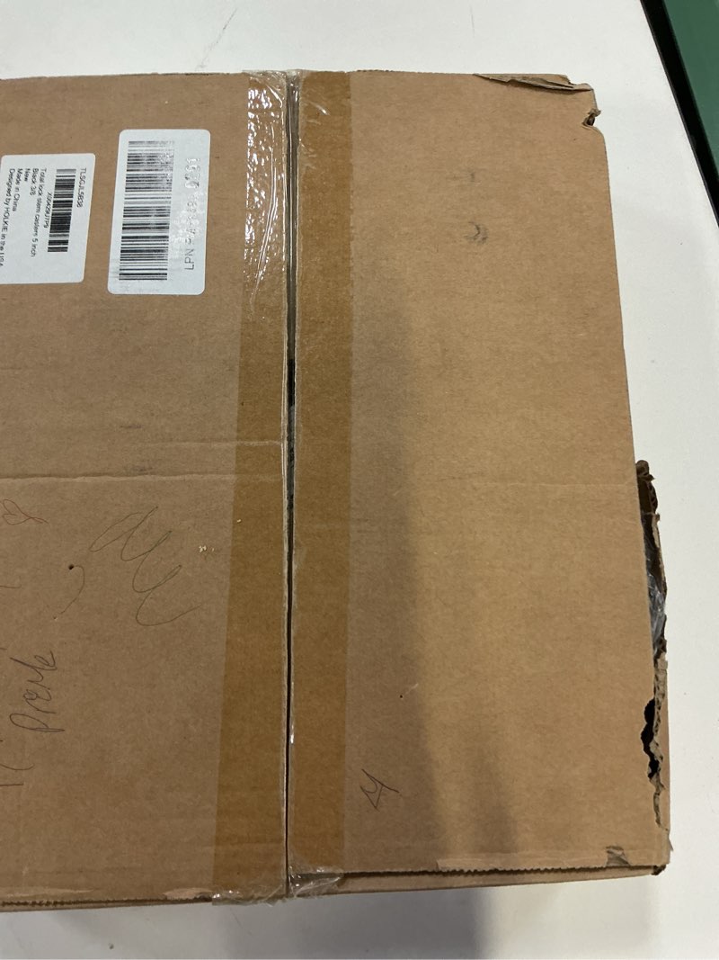 Condition photo showing New/Like New for HOLKIE Caster Wheels 5 inch Total Locking Stem Casters, 3/8" -16 x 1 (Stem Diameter 3/8", Stem Length 1") Threaded Stem Casters Swivel Casters Set of 4 Heavy Duty Castors Black With Brake-4 pack 5inch