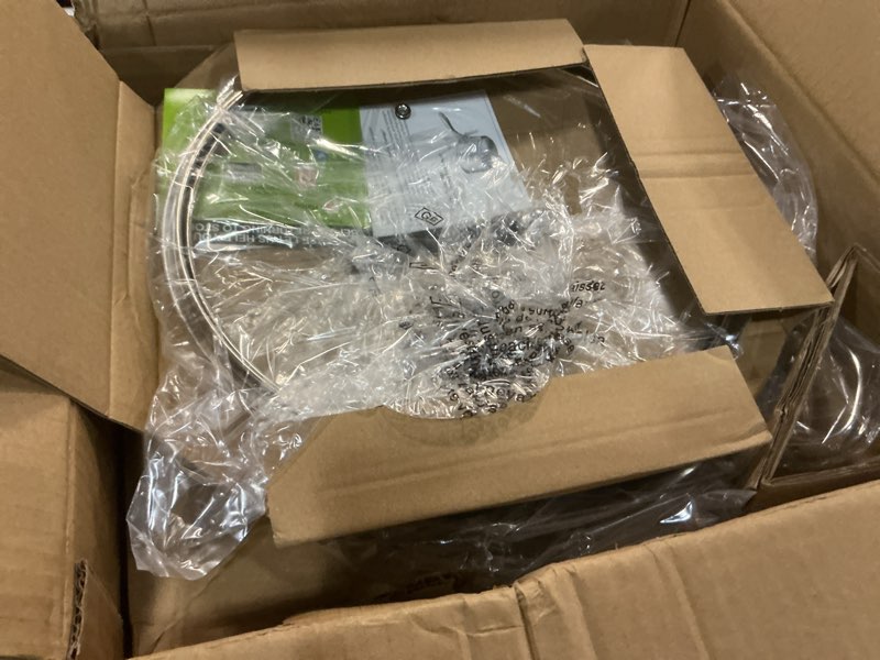 Condition photo showing New/Like New for cooks standard 5.5-quart multi-ply clad stainless steel deep sauté pan, 12-inch frying pan, large skillet with lid chef induction cookware, stay-cool handle