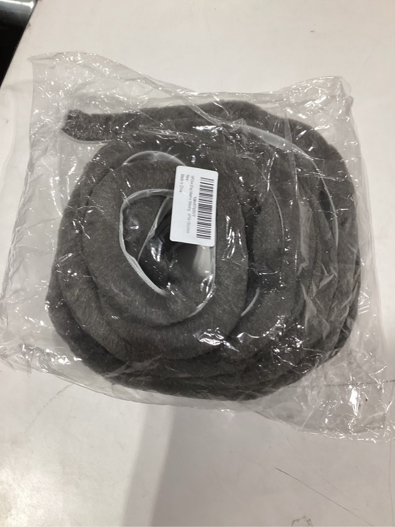 Condition photo showing New/Like New for 33 Ft Weather Stripping Door Seal Tape,Window Noise Blocker,Noise Blocker for Room,Self-Adhesive Soundproof Foam Insulation,Gray 0.9in Brush x 0.4in Backing x 33Ft Gray