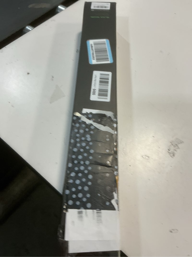 Condition photo showing New/Like New for black shark gaming mouse pad desk mat 47.2” x 23.6”, oversized large mouse pad, non-slip mousepad, super-thick with special-textured surface, anti-fray stitched edges, desk pad manta p4 black(47.2" x 23.6")