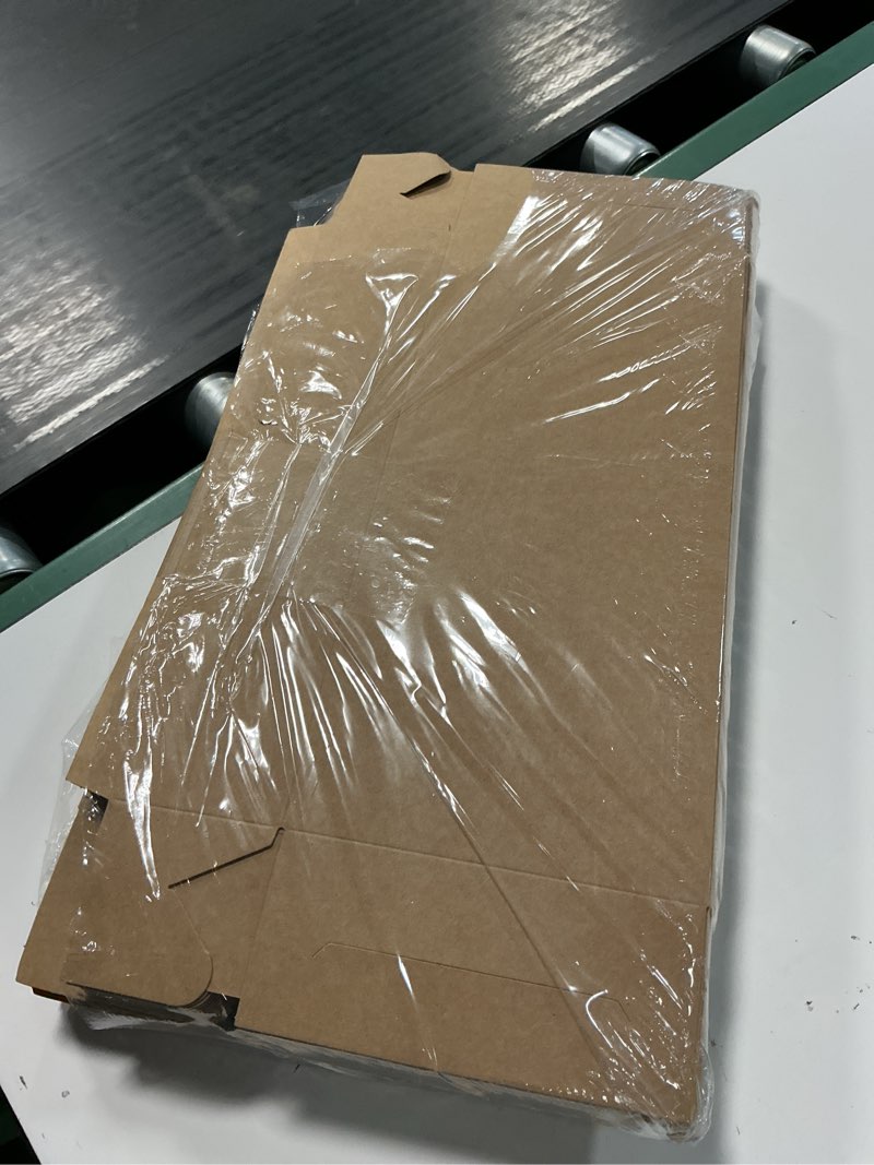 Condition photo showing Good Condition for qiqee 50 packs brown cookie box with window 12x5.5x2.5 inch two uses pastry biscuit bakery box for packaging brown 12 x 5.5 x 2.5 /50 pcs
