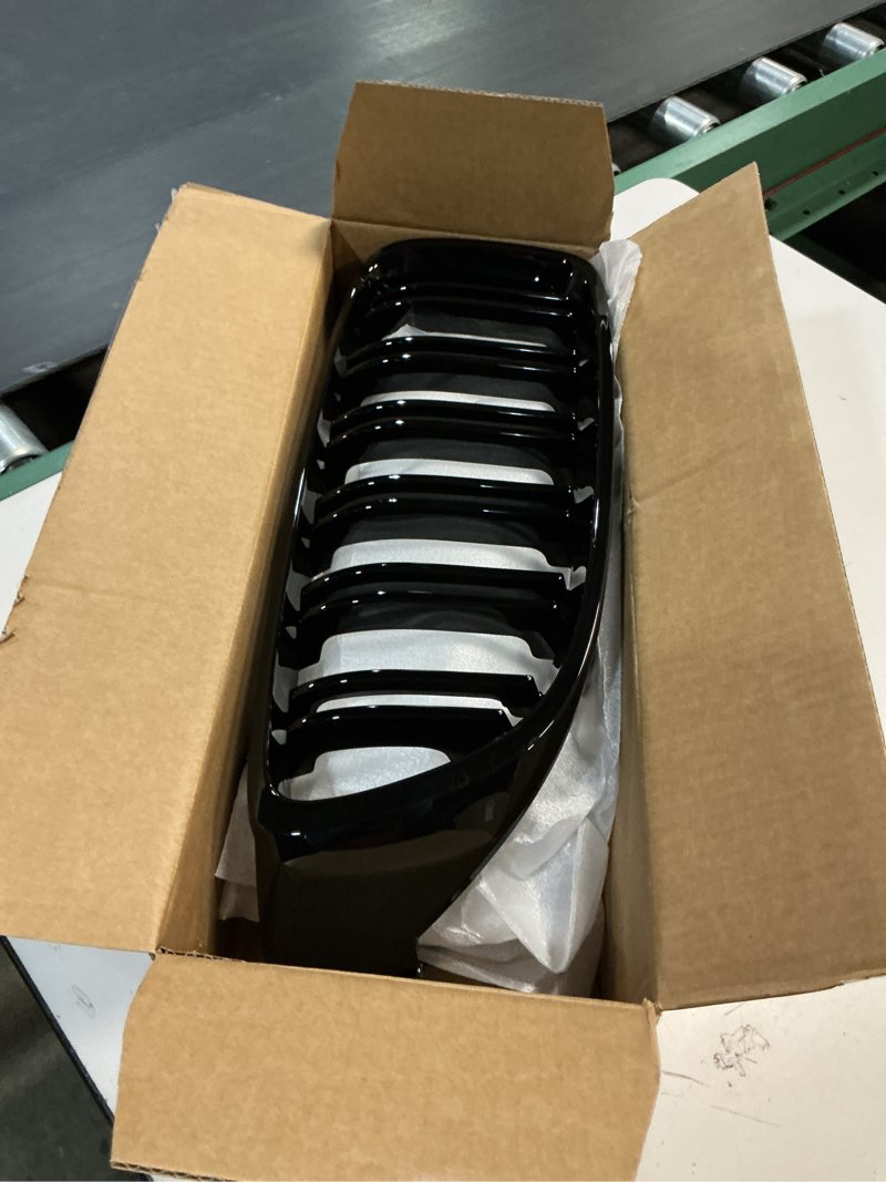 Condition photo showing New/Like New for f32 grille, atpoen front grill grille kidney double slats compatible with bmw 4 series 428i 430i 435i 440i m4 f80 f82 f83 f32 f33 f36 2014-2020, gloss black