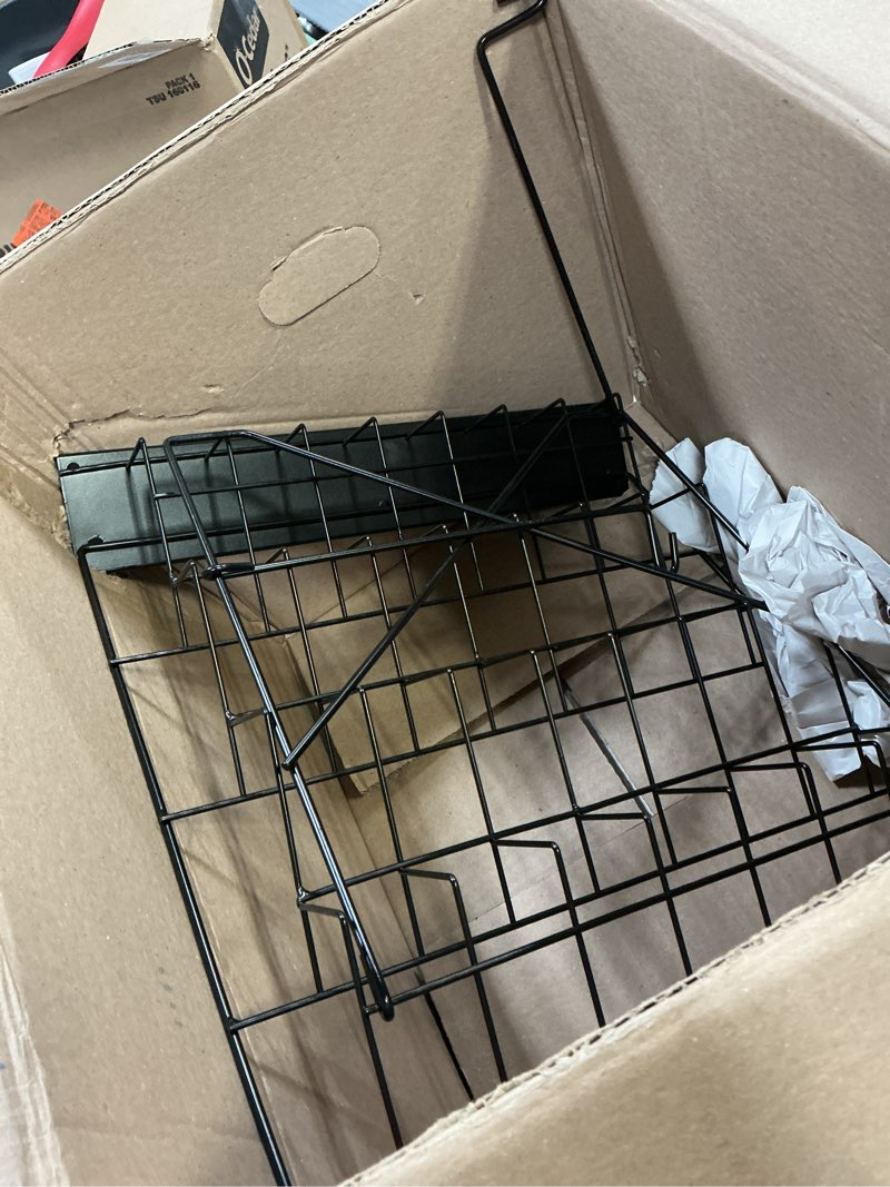 Condition photo showing As Is for Book Signing Rack, Book Display Rack, Tabletop Magazine Display Racks, 4 Tiered Tabletop Cd Display, Comic Book Magazine Rack for Library Classroom Picture Literature Brochure 16.14" x 17.95" x 17.24"