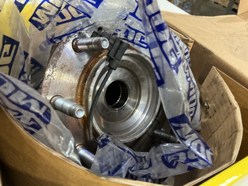 Condition photo showing As Is for moog 515145 wheel bearing and hub assembly for chevrolet silverado 2500 hd