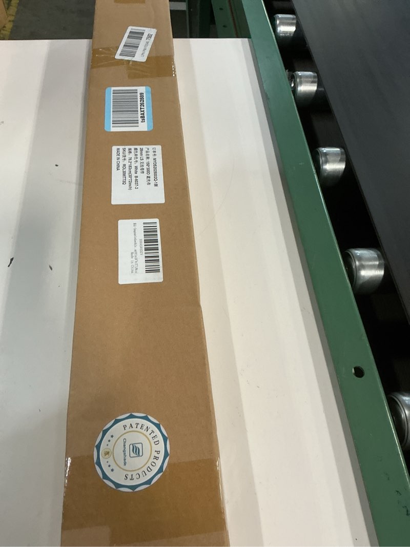 Condition photo showing New/Like New for changshade cordless roller shades blackout blinds for indoor windows,pull down darkening roller shade with uv protection and thermal window shades for home and office(30" w x 72" h,white) white(blackout) 30"w x 72"h