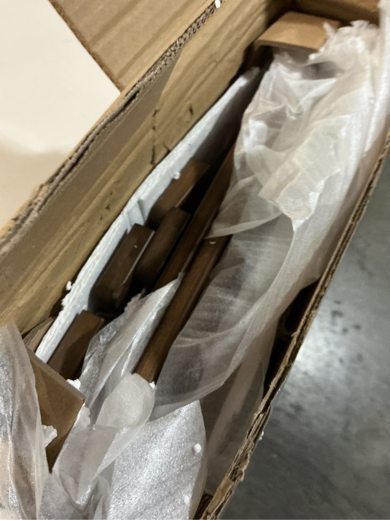 Condition photo showing As Is for Wire Shelf Covers, Bamboo Wire Rack Covers for Pantry, Closet (4pcs, 24" W x 12" D)