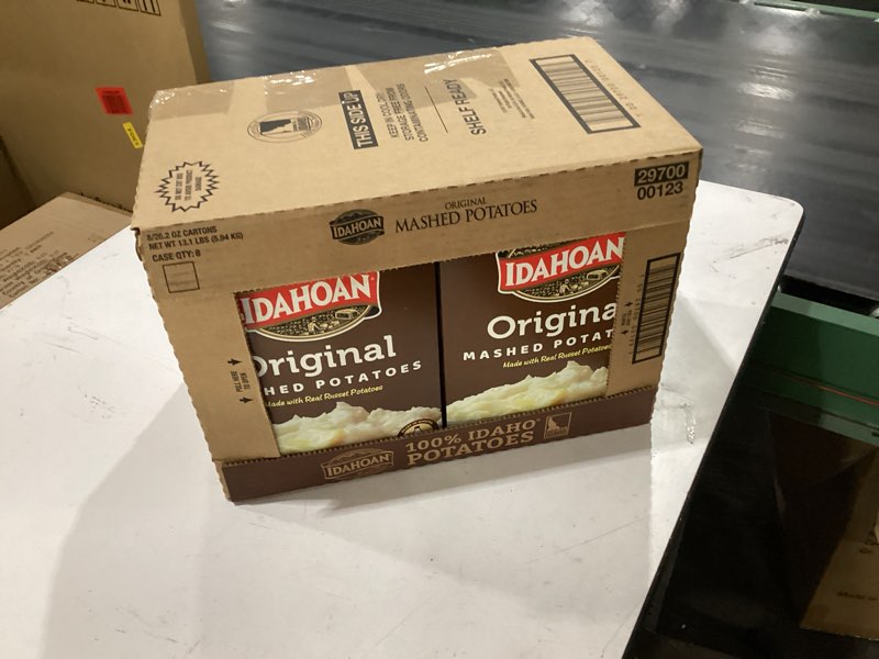 Condition photo showing New/Like New for idahoan original mashed potatoes, value size 26.20 oz (pack of 8)