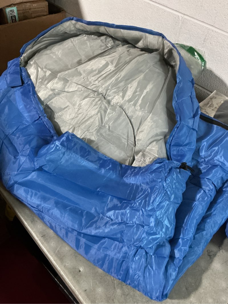 Condition photo showing Good Condition for (only one  pcs color blue ) sleeping bags for adults,kids & girls-warm & cold weather lightweight waterproof sleeping bag backpack with compact bag,great for 3-4 seasons hiking,camping and outdoor mountaineering