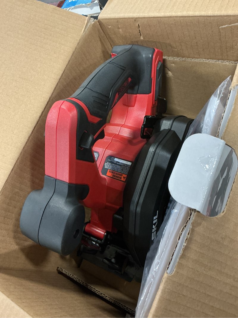 Condition photo showing Good Condition for SKIL PWRCore 12 Brushless 12V Compact 5-1/2 Inch Circular Saw, Bare Tool - CR541801 (B07MWSTXBK)