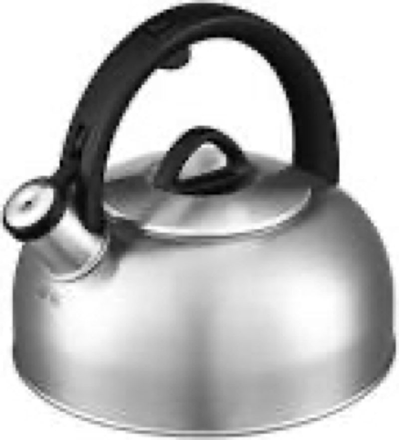 cuisinart professional brushed stainless steel 2-qt teakettle water whistling tea kettle