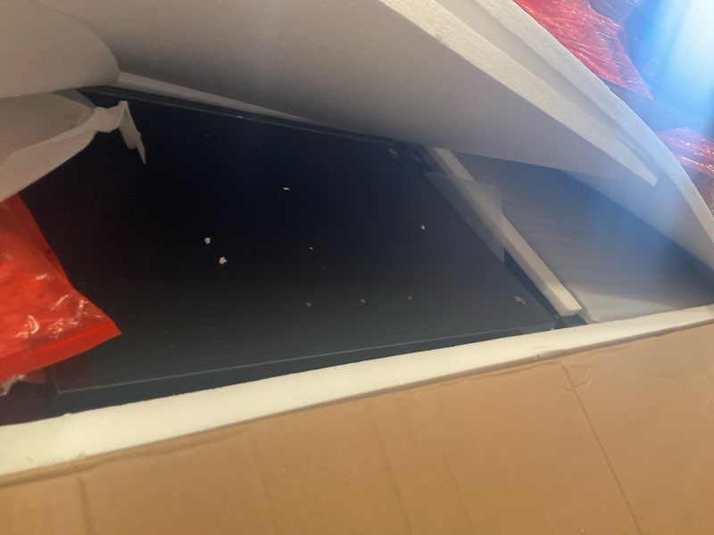 Condition photo showing As Is for sideboard cabinet