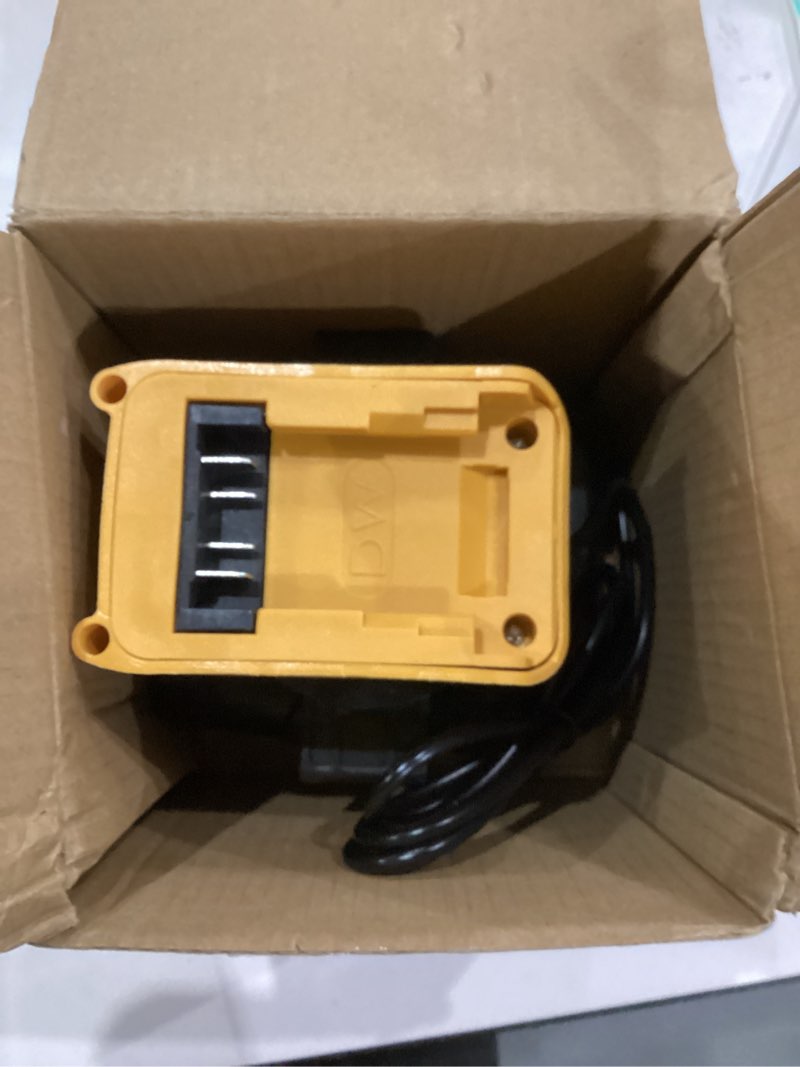 Condition photo showing As Is for Portable Cordless Small Space Heater for Dewalt 20V Max Battery, 170W Efficient Heating Small Room Space Heater with 180°Adjustable Angle, Safe & Quiet for Car Inside Office Room Tent Use(No Battery)