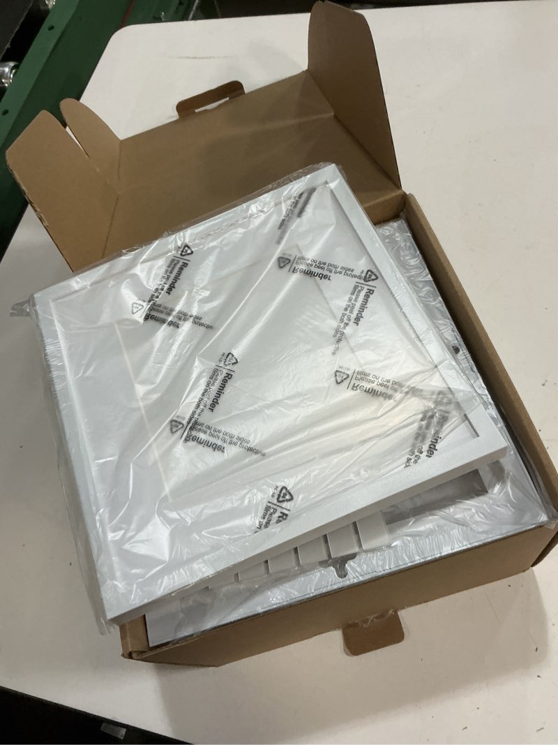 Condition photo showing Good Condition for 8x8 picture tiles | mix tiles picture frames stick on wall | photo tiles peel and stick picture frames as gallery wall frame set (white - 9 pcs) 8x8\" white - 9 pcs