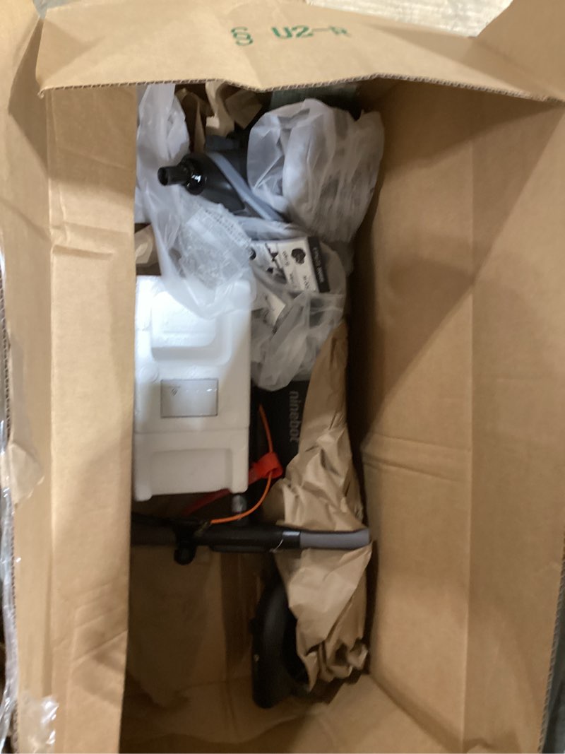 Condition photo showing As Is for segway ninebot e2 plus ii/e2 pro/e3 pro electric scooter, 15.5–20 mph, long range, dual elastomer suspension (e3 pro only), foldable adult scooter, ul 2272 & 2271 certified e2p2 - 16 miles