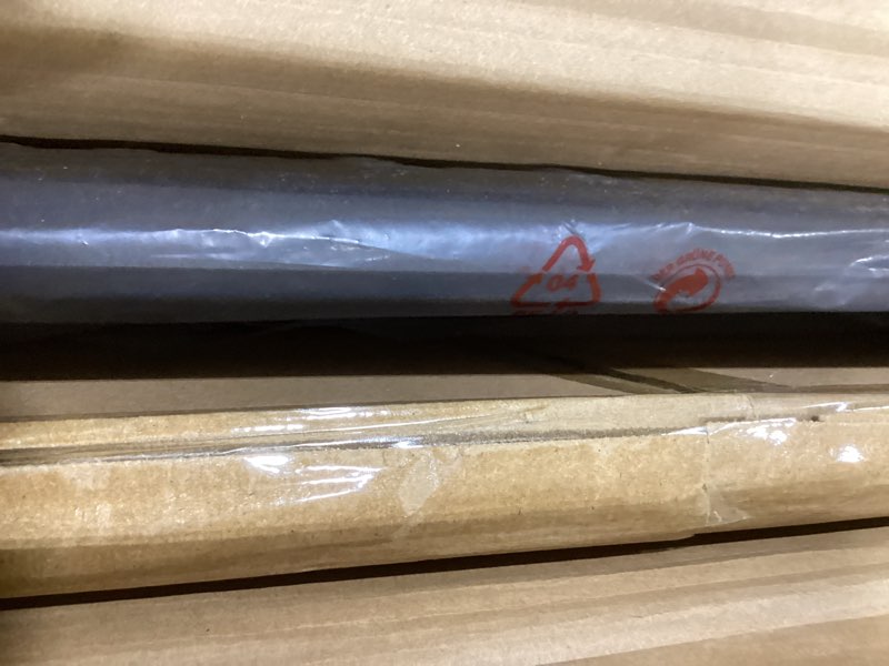 Condition photo showing Good Condition for Wood Coffee Table, Rectangular Living Room Table 2-Tier with Storage Shelf, Metal Frame Stable TV Stand,35.5 Inch Amber