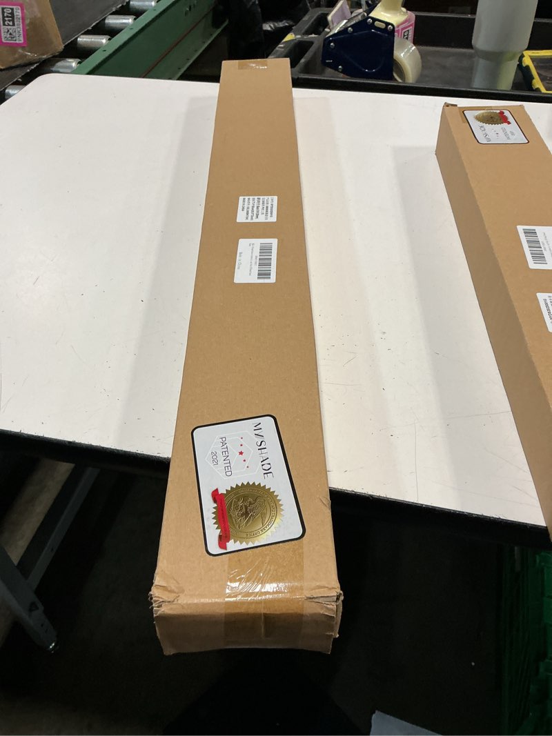 Condition photo showing New/Like New for myshade cordless blackout cellular shades for windows, honeycomb window shades with thermal insulation, child & pet safe room darkening shade, easy install,30.5" w x 72" h, black black 30.5"w x 72"h