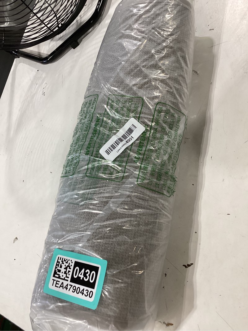 Condition photo showing New/Like New for shacos bath mat set of 2, ultra thin washable bathroom rugs, no slip rubber bath rugs for bathroom, quick dry absorbent bathroom mat for shower outside floor toilet sink (17"x24"+17"x47") brown 17"x24"+17"x47"