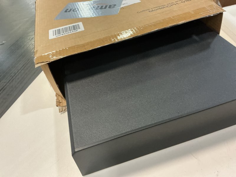 Condition photo showing As Is for K Cup Holder Drawer 30 Pods Capacity, One Drawer Design for Nespresso/Keurig/Vertuo Pod Holder, Black