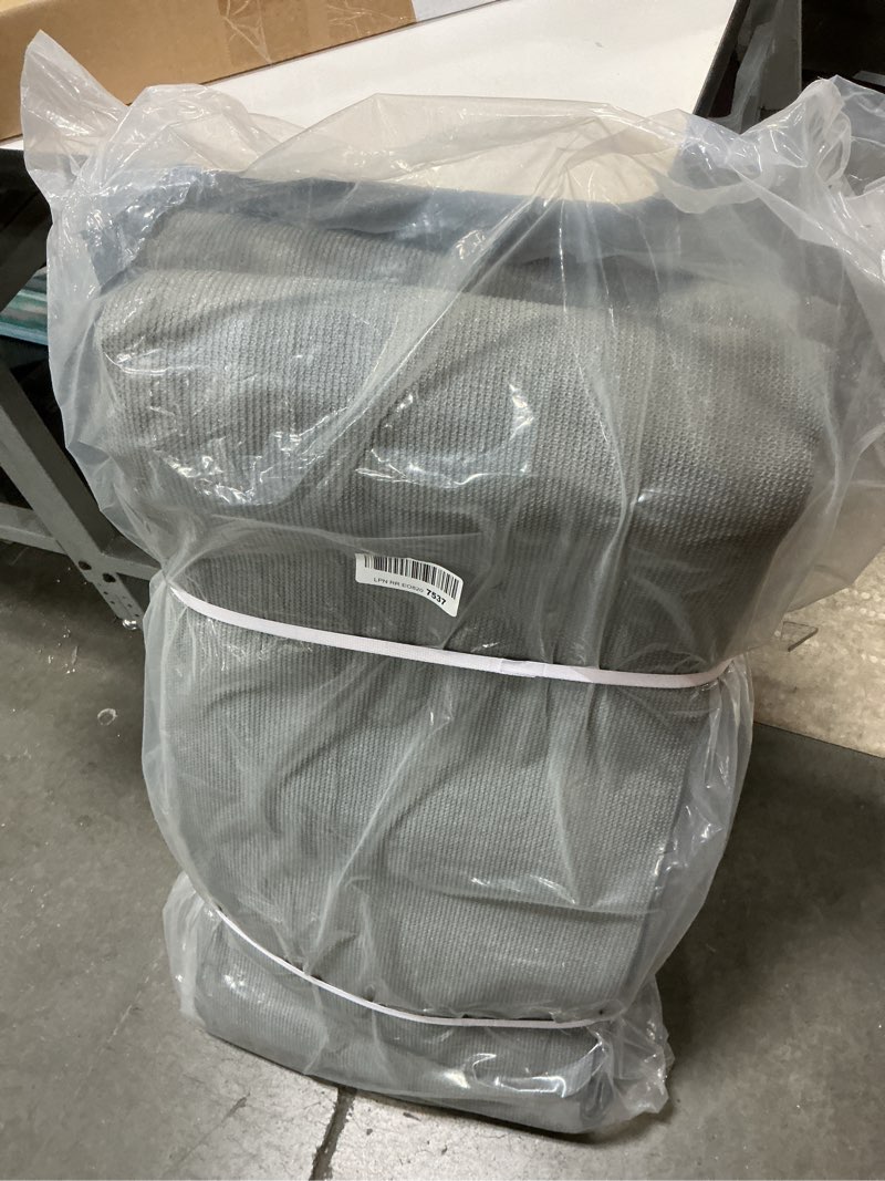 Condition photo showing New/Like New for 16' x 32' Extra Thick Durable Rectangular Inground Pool Covers Inground Safety Pool Covers for Swimming Pools (Light Gray) 16' x 32' Light Gray