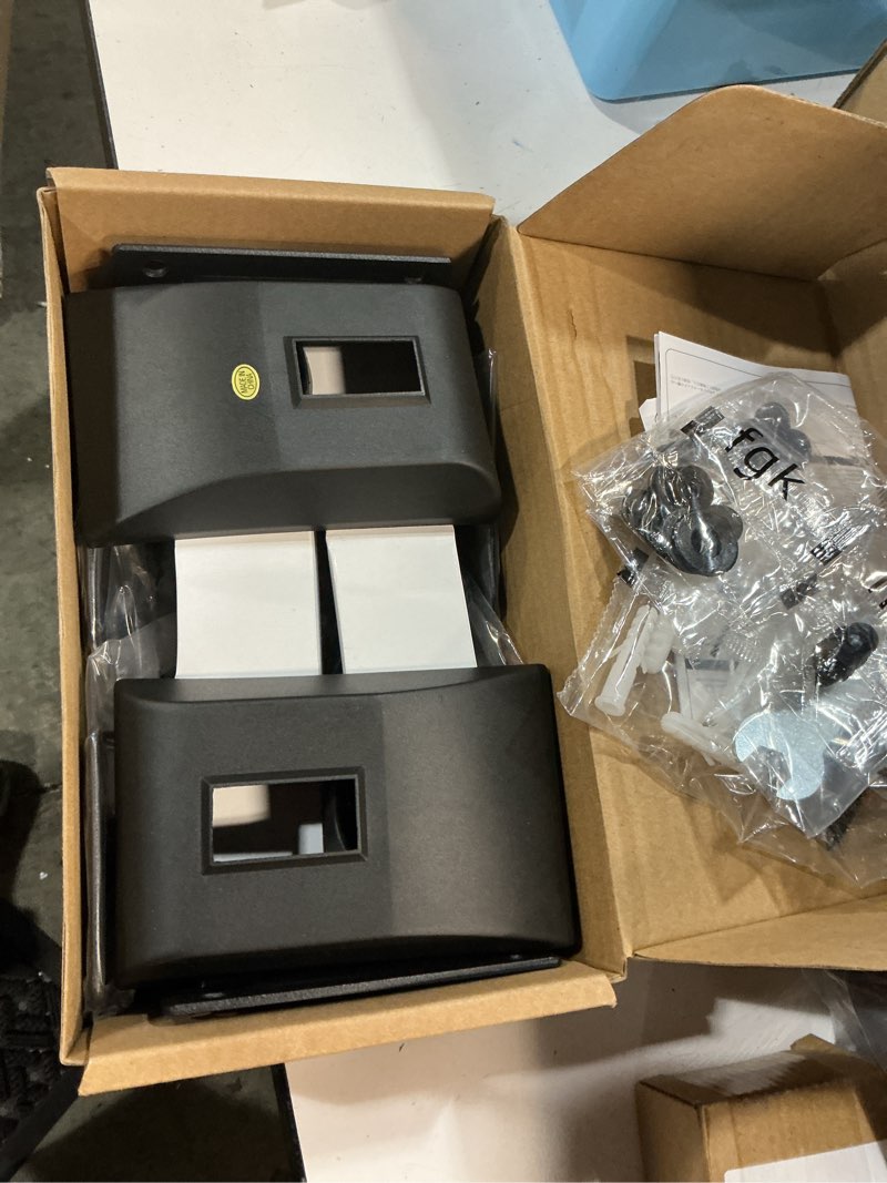 Condition photo showing New/Like New for wali speaker wall mount, surround sound speaker stand with adjustable swivel tilt angle, bookshelf speaker wall mounts for living room, home theater, hold up to 55 lbs, (swm201), 1 pair, black black speaker wall mounts