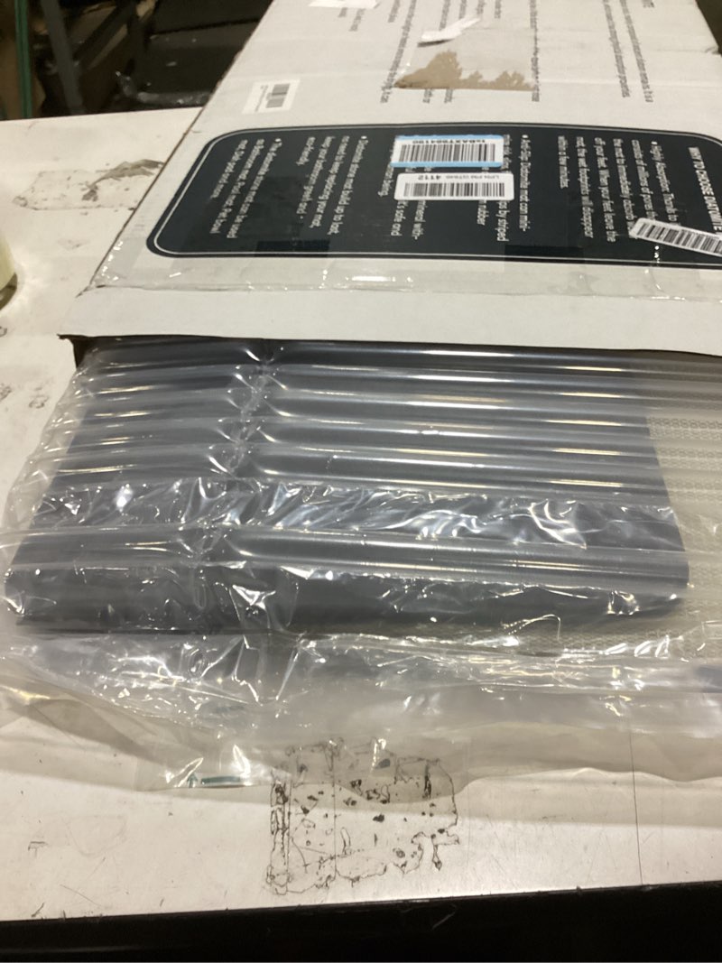 Condition photo showing As Is for stone bath mat diatomaceous earth shower mat non-slip super absorbent diatomite stone mats for bathroom floor/ktichen cuonter quick-drying easy to clean (24''*16'' grey w) grey-feather