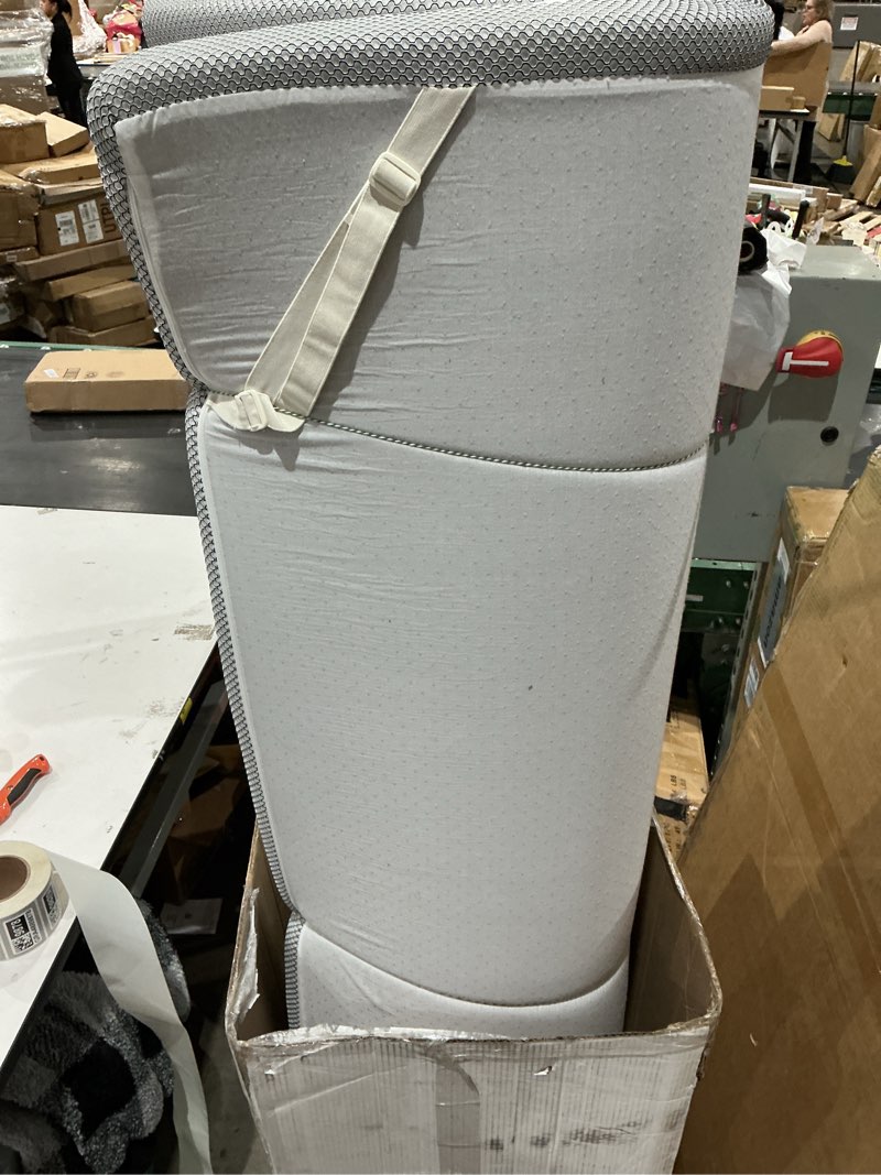 Condition photo showing Good Condition for similar to not exact extra firm mattress topper king 4-inch memory foam + support foam, double-sided for sleeping, pain relief, high-density firm mattress topper with similar to exact brand could be different removable cover, certipur-us certified, 80\" x 76\"