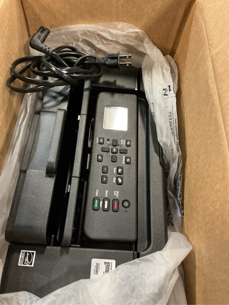 Condition photo showing As Is for brother work smart 1360 wireless color inkjet all-in-one printer with automatic duplex printing and 1.8” color display | includes refresh subscription trial(1) (mfc-j1360dw) (uses lc501 series inks) current model: mfcj1360dw new