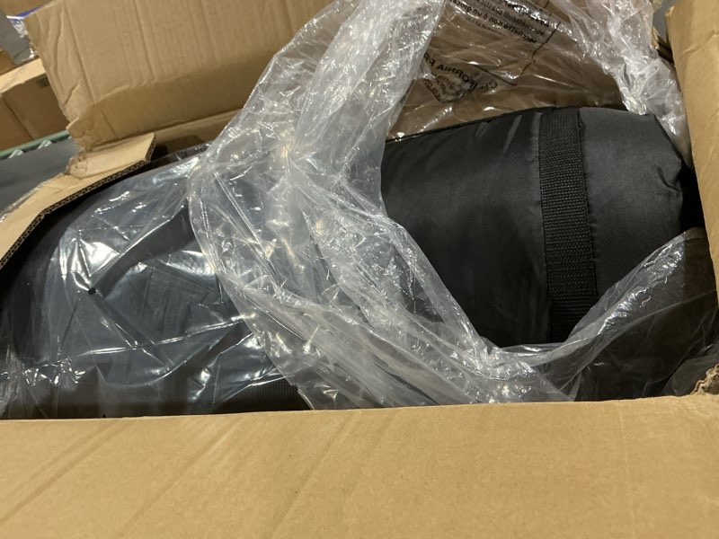Condition photo showing Good Condition for teton mammoth queen size double sleeping bag- a warm bag the whole family can enjoy – great for camping, hunting and base camp. compression sack included grey (cotton flannel liner) mammoth 20f