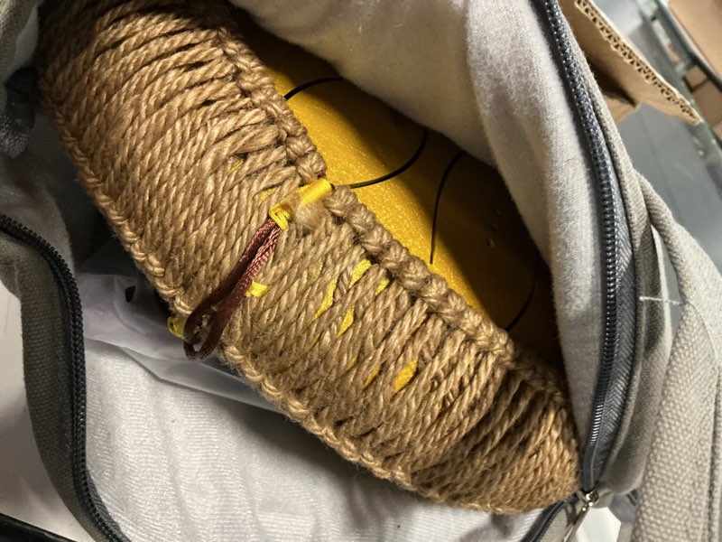 Condition photo showing Good Condition for Steel Tongue Drum 13 Inches 15 Notes, Hand Pan Drums for Adults 440hz, C Major Handpan Musical Instrument with Song Book, Mallets and Carry Bag, Yellow Yellow 13Inch-Lotus