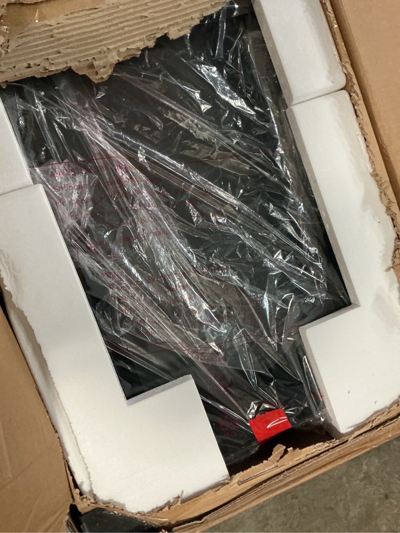 Condition photo showing Good Condition for charavector 100 inch 750w/1500w electric fireplace inserts with remote control in wall mounted, energy saving led insert fireplace heater indoor glass view with remote control & touch screen, black 100 inch black