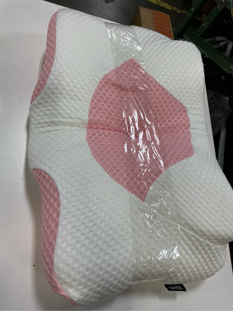Condition photo showing Good Condition for Osteo Cervical Pillow for Neck Pain Relief, Hollow Design Odorless Memory Foam Pillows with Cooling Case, Adjustable Orthopedic Bed Pillow for Sleeping, Support for Side Back Sleepers