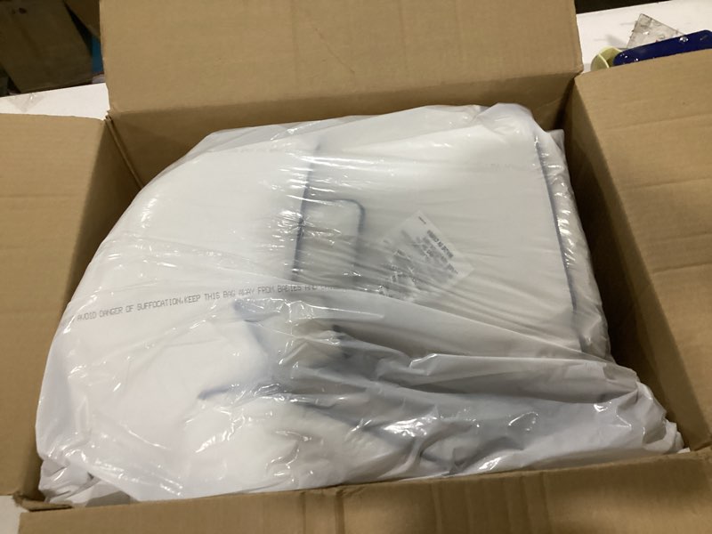 Condition photo showing Good Condition for Ubauba Goose Feather Down Fiber Comforter King Size - White Fluffy Duvet Insert King - All Season Luxurious Hotel Bedding Comforter with Ultra Soft 100% Cotton Cover, 106 x 90 Inch White King