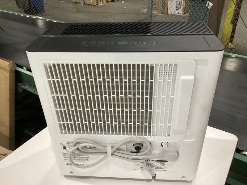 Condition photo showing New/Like New for restored midea dehumidifier  50 pint  up to 4 500 sq ft  built-in pump  wi-fi and alexa  white