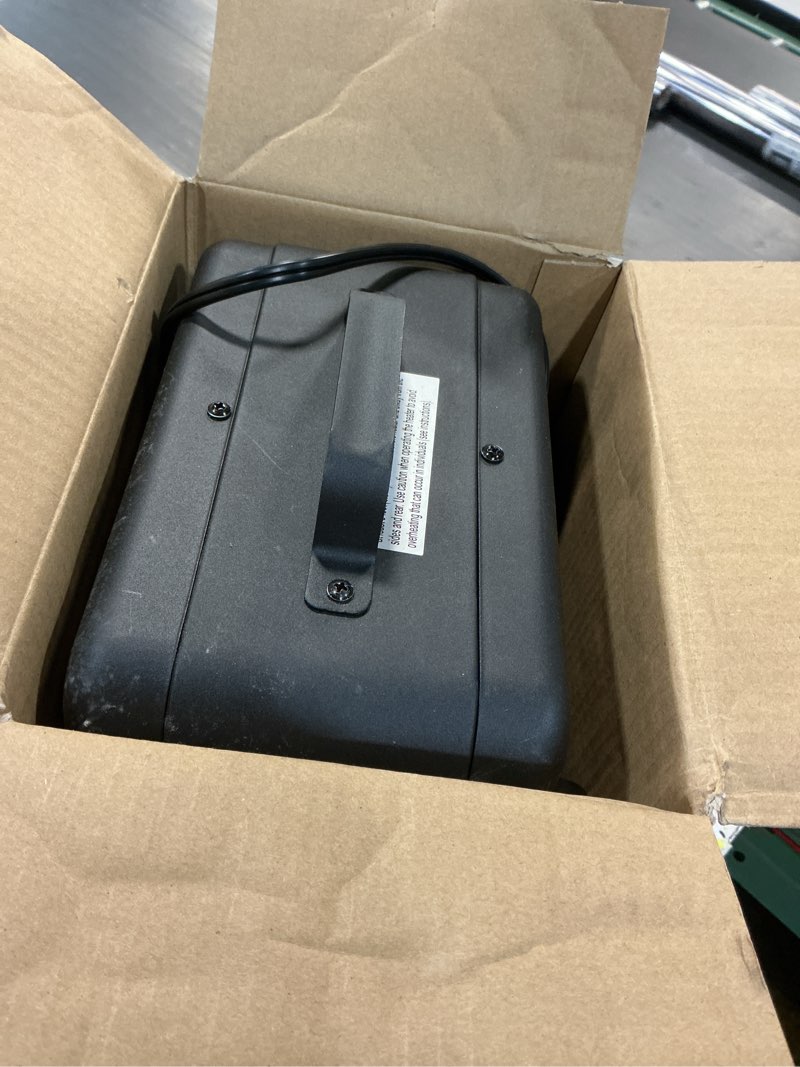 Condition photo showing As Is for 100+ bought last week Utilitech 1500 -Watt Utility Fan Utility Indoor Electric Space Heater with Thermostat