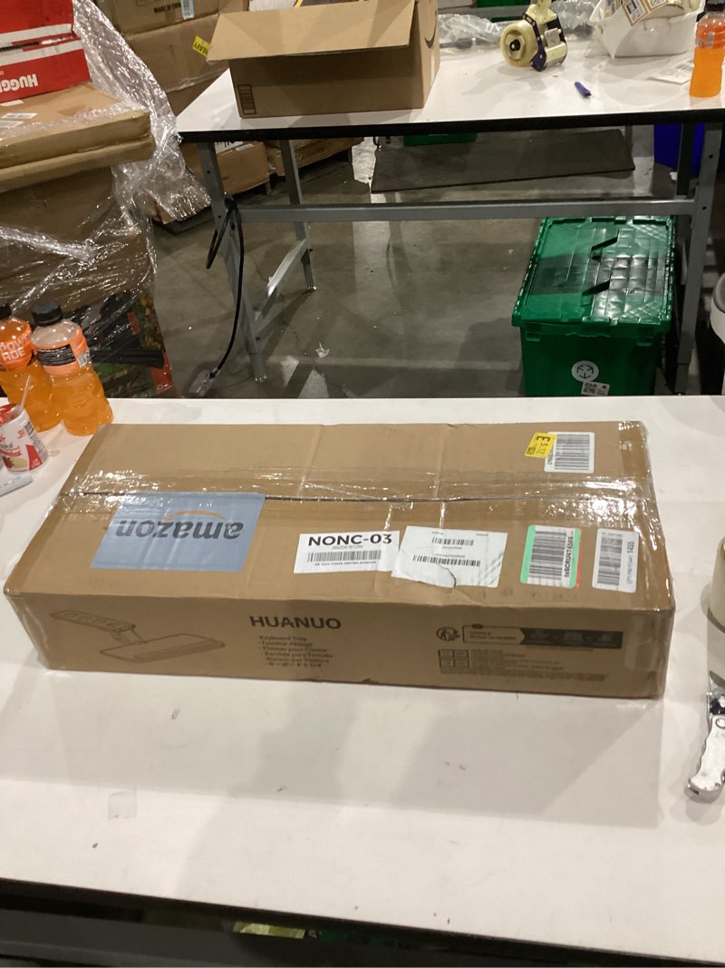 HUANUO Keyboard Tray Under Desk, 360 Adjustable Ergonomic Sliding Keyboard & Mouse Tray, Under Desk 