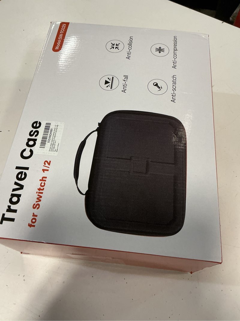 Condition photo showing New/Like New for Gorixer Switch 2 Case for Nintendo Switch 2(2025) or 1 and OLED Models(2021),Stores 18 Game Cards for Nintendo 3DS & 2DS Games Black