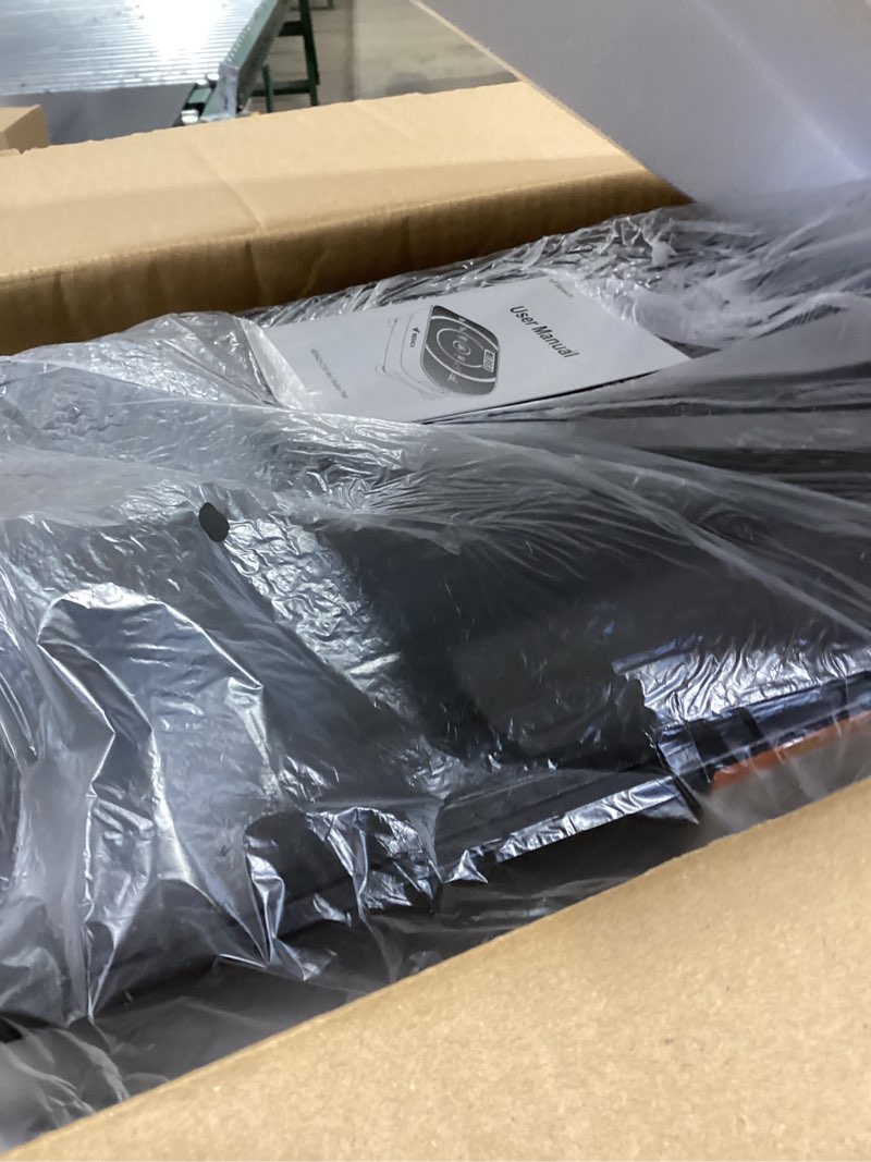 Condition photo showing New/Like New for merach vibration plate exercise machine, curved vibration plate for lymphatic drainage weight loss, vibrating plate with real-time calorie tracking on led display, workout equipment for home women men black
