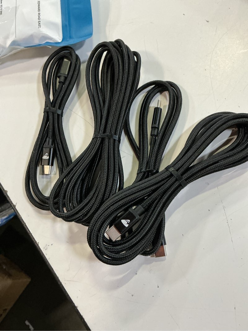 Condition photo showing As Is for usb c type charger phone charger cord, 10ft+6ft+3ft 3pack type c charging cable for samsung galaxy lg google pixel, blue