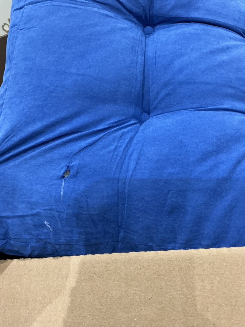 Condition photo showing As Is for etulle seat cushion, seat pad, tie on chair cushion, soft solid color non skid breathable non slip cushion for travel home office decor