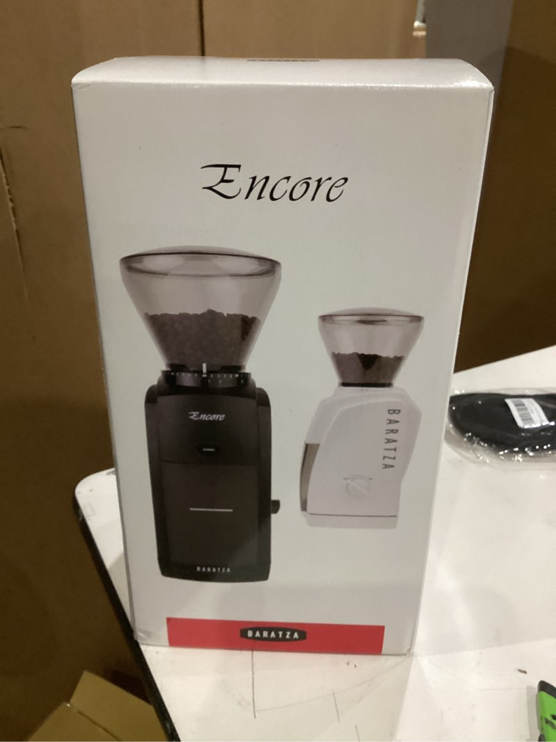 Condition photo showing New/Like New for baratza encore coffee grinder zcg485blk, black