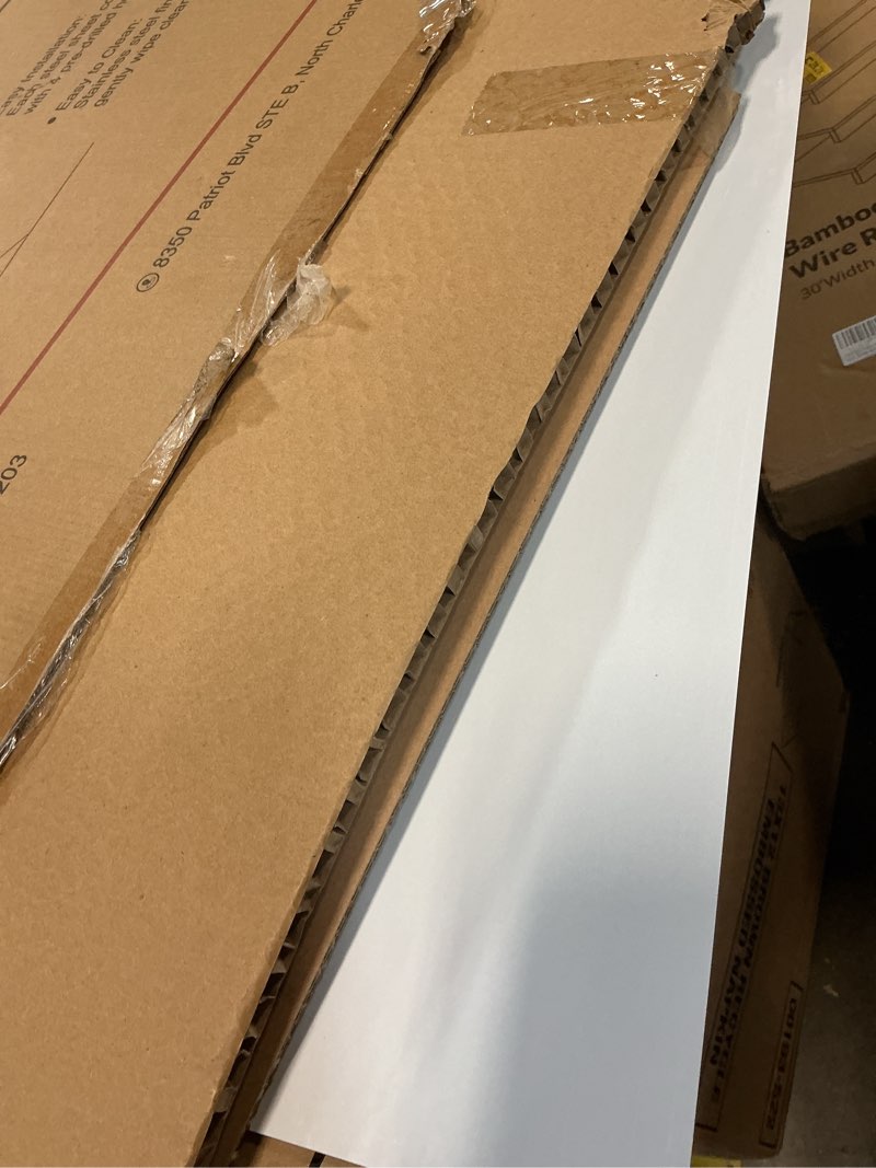 Condition photo showing As Is for gasland 24" x 30" stainless steel backsplash kbss30 | splatter guard for stoves | range hood wall shield | ultra flat, easy to clean and install metal panel