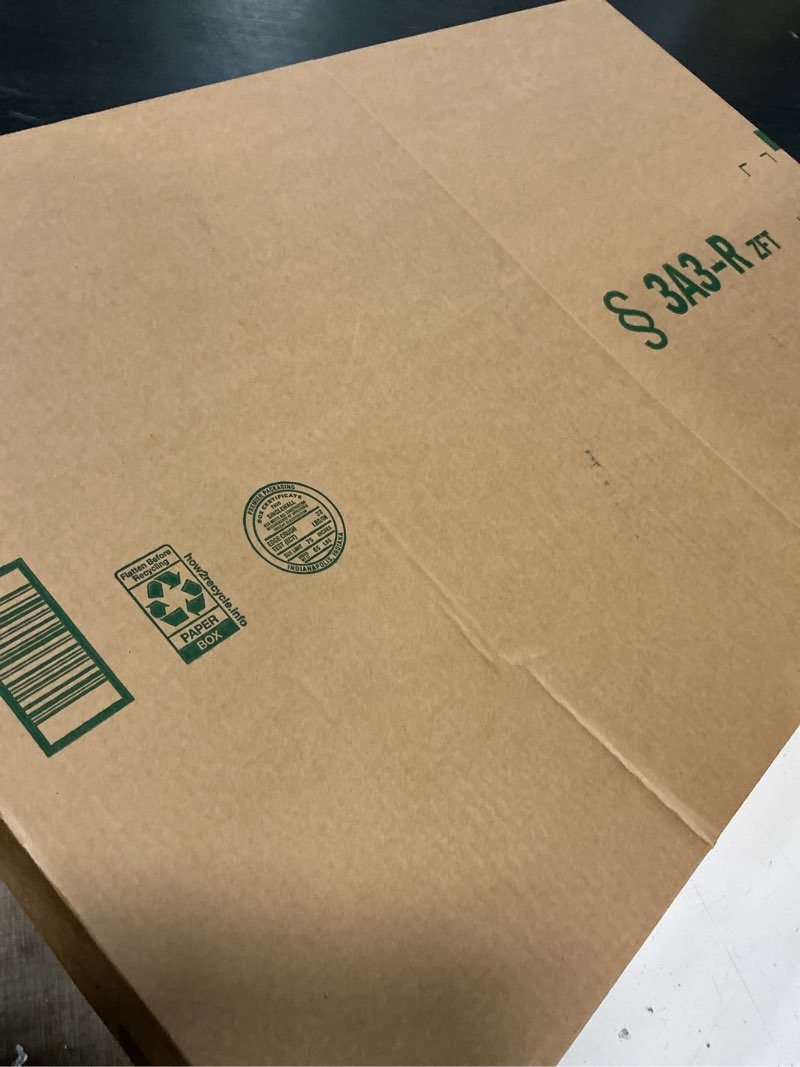 Condition photo showing As Is for 17x24 picture frame white for poster & photo, horizontal & vertical formats, wall hanging, 17 x 24 gallery frame white 17x24 inch