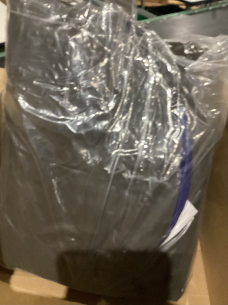 Condition photo showing As Is for QPAU 2-Person Inflatable Snow Tube with Dual Backrests & Tow Rope, Heavy Duty Canvas-Covered Blow Up Snow Sled with Handles, Fast Inflation Air Valves, Premium Snow Tubes for Kids & Adults