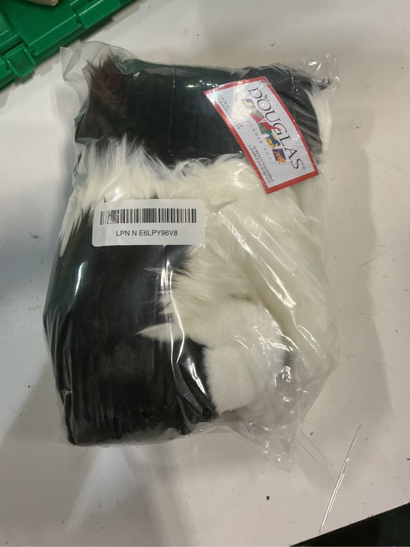 Condition photo showing Good Condition for douglas chase border collie dog plush stuffed animal | 16-inch