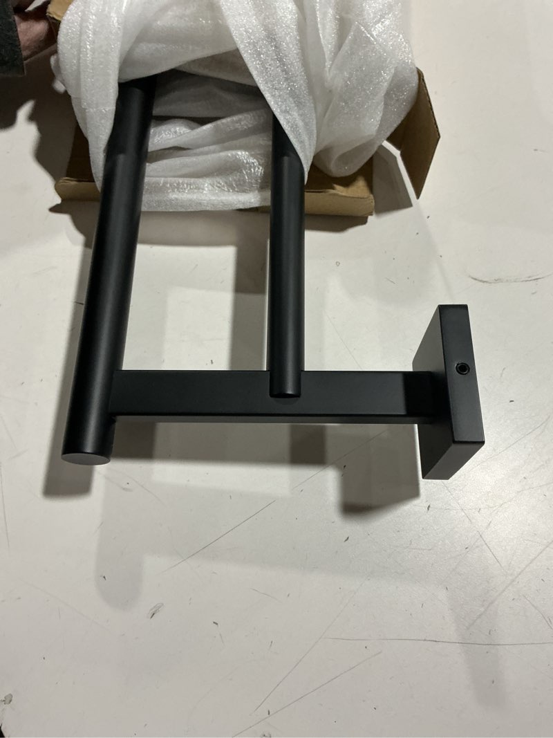 Condition photo showing Good Condition for KOKOSIRI Towel Rails Bathroom Hardware Towel Bars Matte Black 24 Inch Bath Towel Holder for Cabinet Kitchen Wall Stainless Steel B5005BK-L24 Matte Black 24-Inch