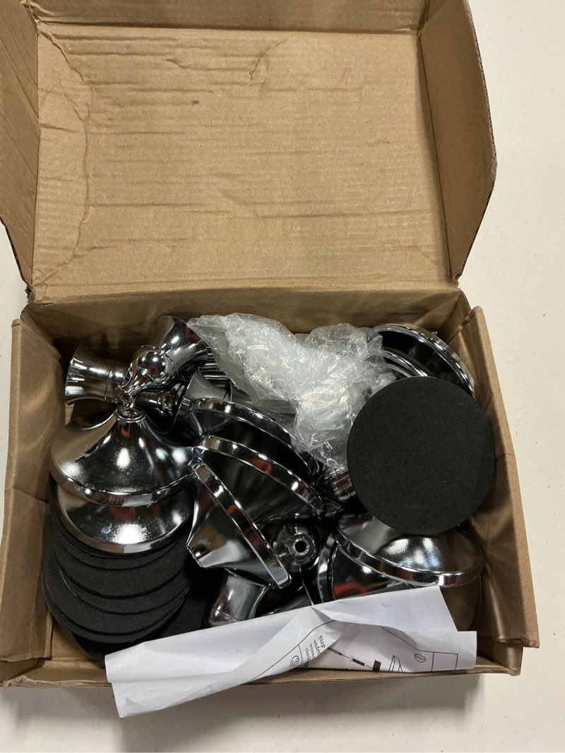 Condition photo showing Good Condition for 4 sets(12 pcs) silver tapered candle holder,candlestick tall metal candlestick holders for table centerpiece home decor for wedding fireplace mantel housewarming gift fits 3/4 inch thick candles silver 12