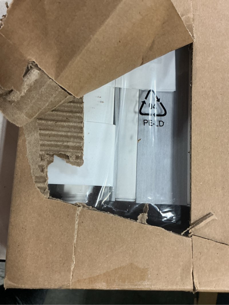 Condition photo showing New/Like New for lazblinds no tools no drill cordless cellular shades, top down bottom up (tdbu) honeycomb shades for home, blackout light blocking thermal insulation blinds for windows, 24" w x 48" h, white blackout - white 24" w x 48" h