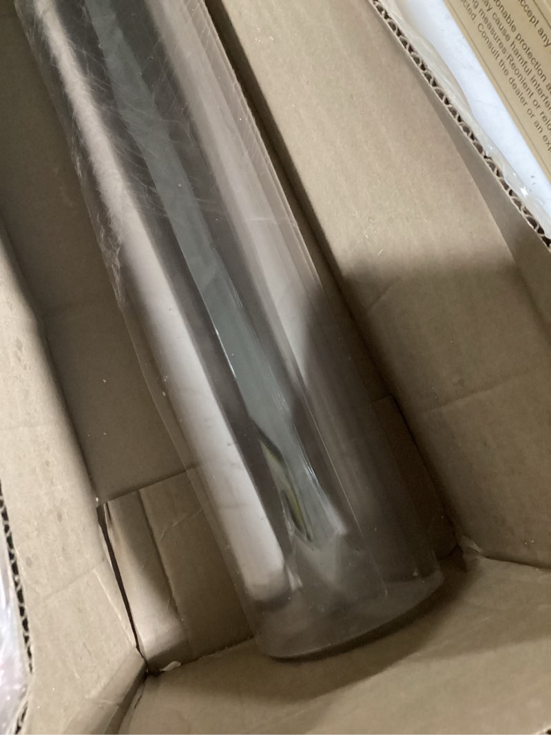 Condition photo showing As Is for LovePads Clear Table Cover Protector 36 x 60 Inch, 1.5mm Thick Plastic Table Cover, Table Protector for Dining Room Table, Waterproof Vinyl Tablecloth Table Pad Mat for Kitchen, Dresser, Writing Desk 36" x 60" (Rectangular) Clear 1.5mm